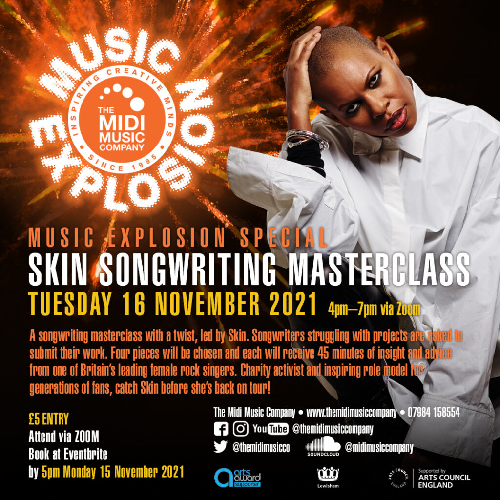 Music Explosion Special: Skin Songwriting Masterclass